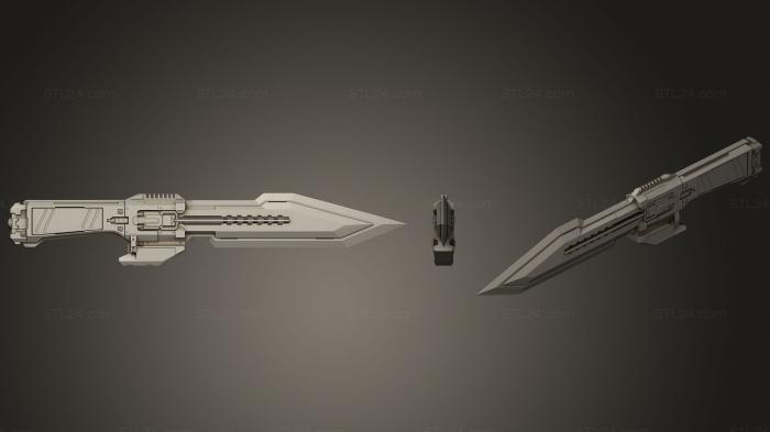Оружие (Новый нож, WPN_0236) 3D модель для ЧПУ станка